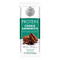 Youthful Living Protein Chocolate Cookie Sandwich with added Collagen